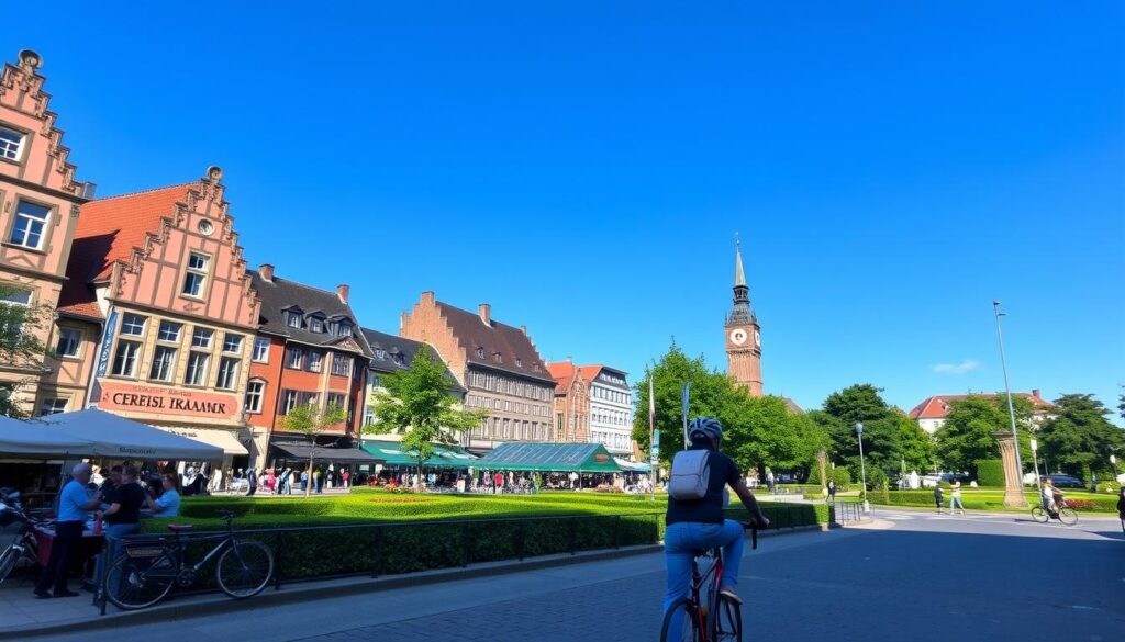 Fahrradfahren in Münster