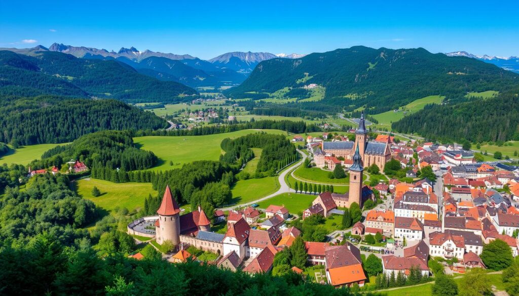 Sehenswürdigkeiten Sachsen Landschaftsübersicht