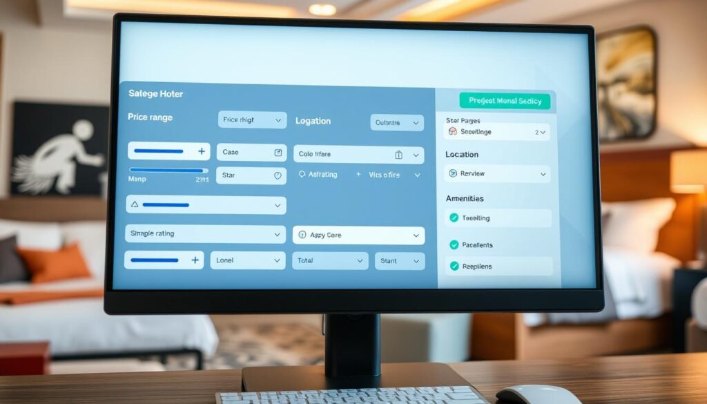Suchfilterfunktionen für Hotelsuche