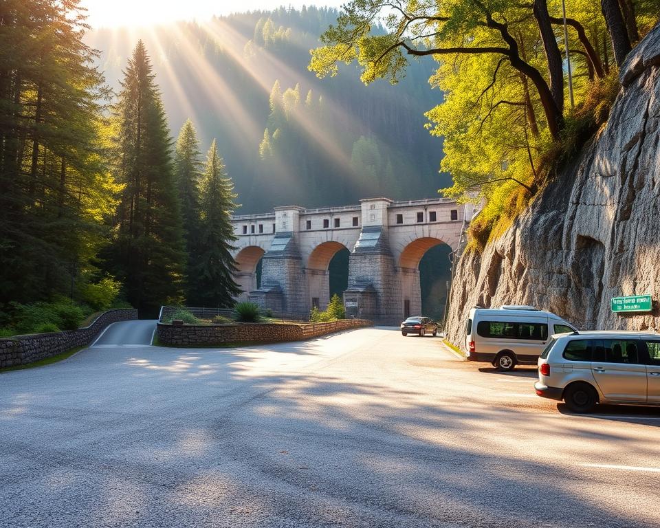 Anreise Basteibrücke Parkplatz