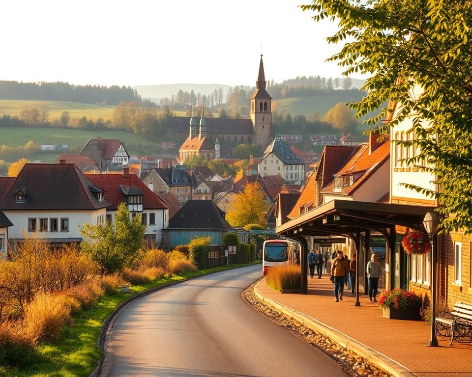 Anreise nach Rothenburg Verkehrsanbindung