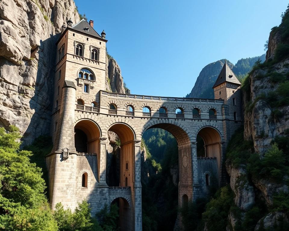 Basteibrücke Sandsteinarchitektur