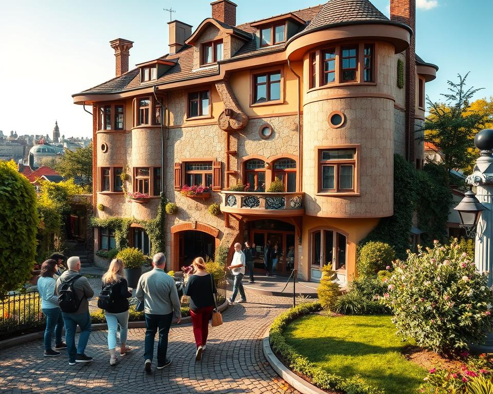 Besichtigung Hundertwasserhaus Darmstadt