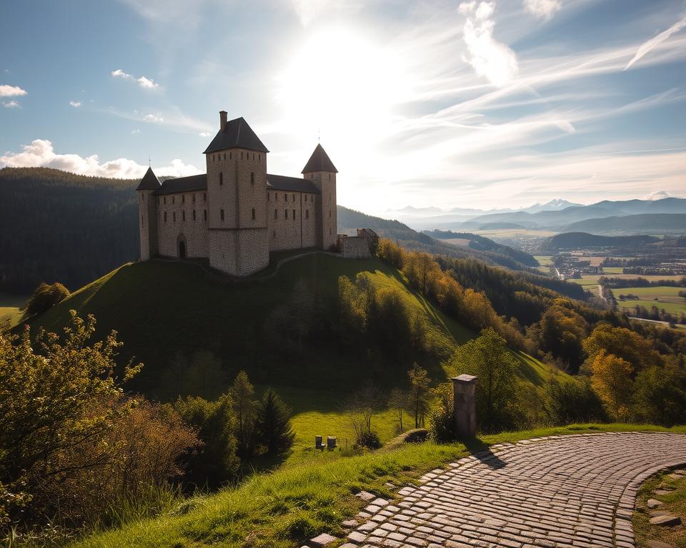 Burgruine Weibertreu historische Sehenswürdigkeit
