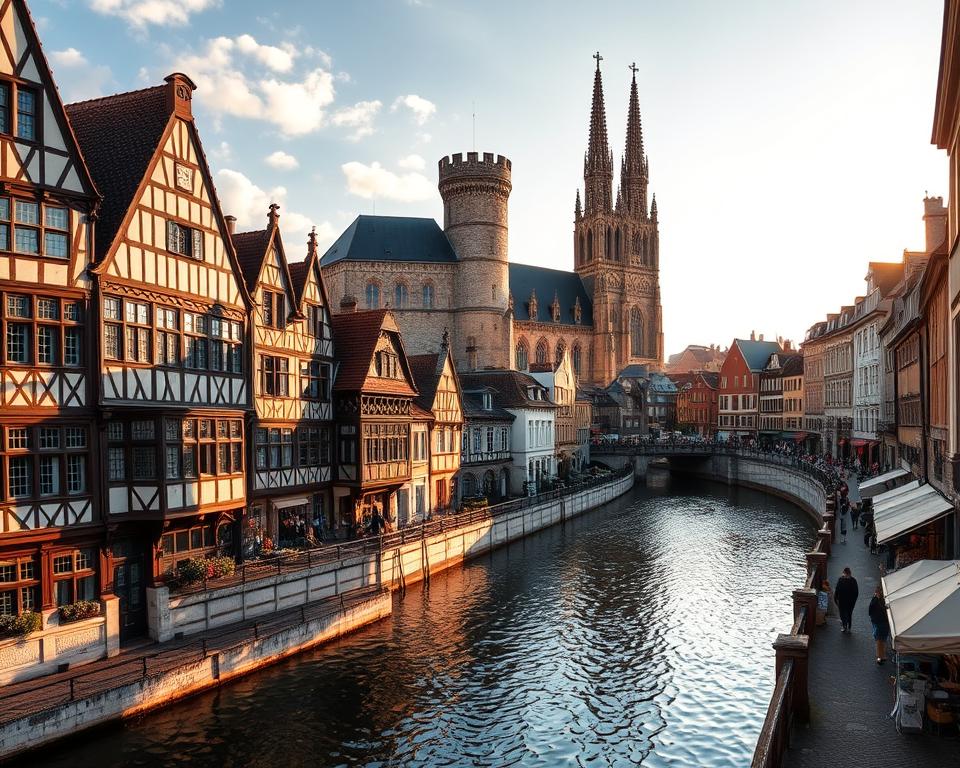 Gent Altstadt architektonische Highlights