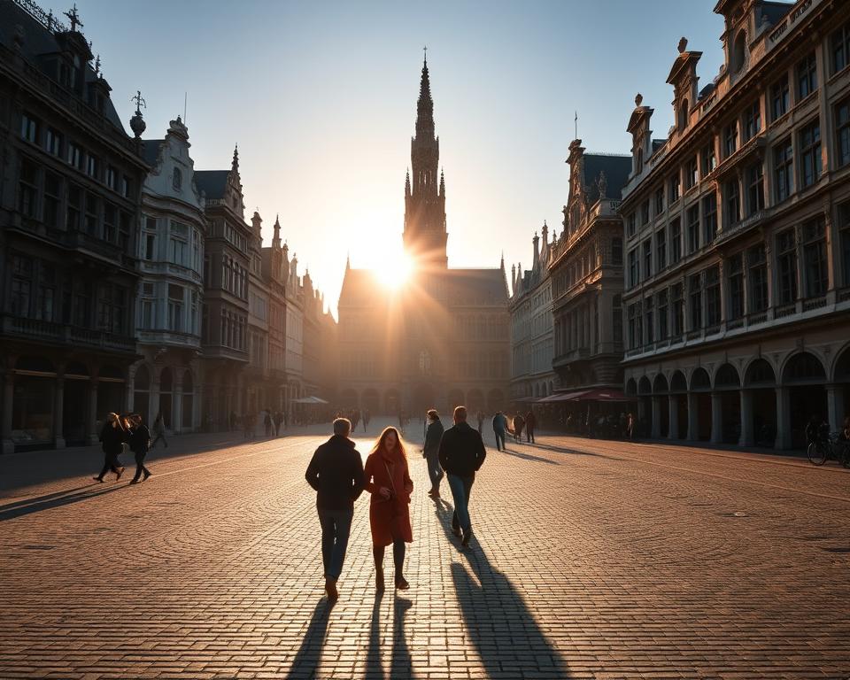 Grand Place Brüssel Morgenstimmung