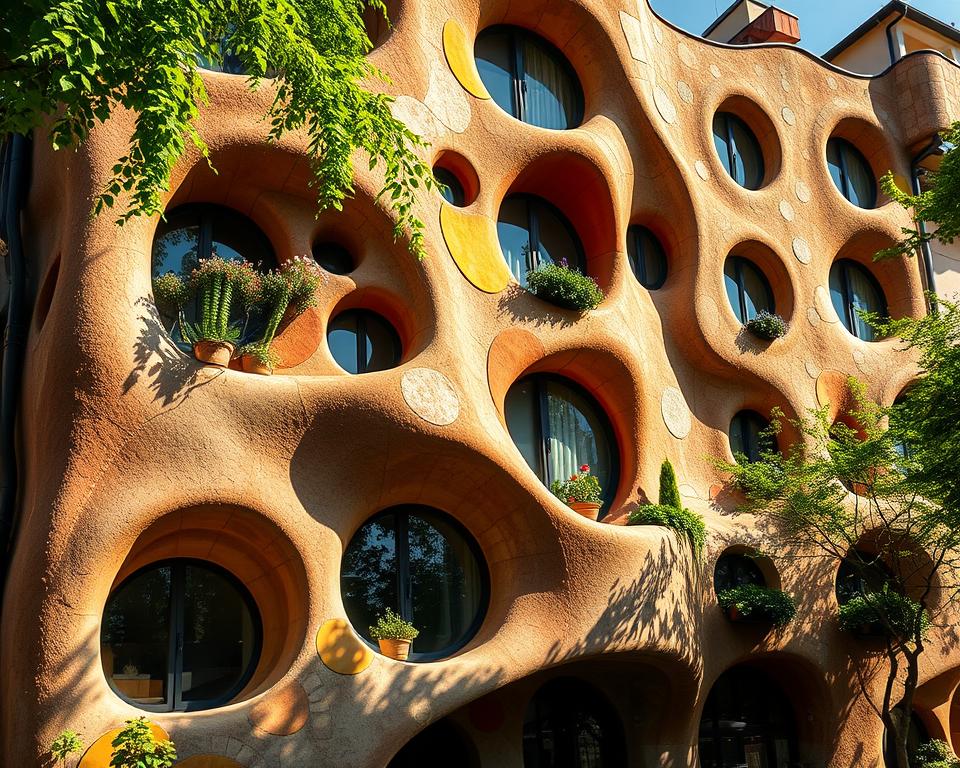 Hundertwasser-Architektur Fassadengestaltung