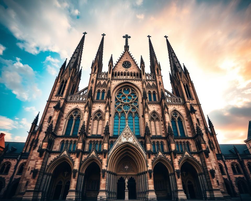 Limburger Dom romanisch-frühgotische Architektur