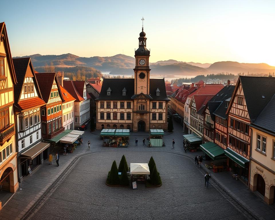 Marktplatz Pirna historische Ansicht