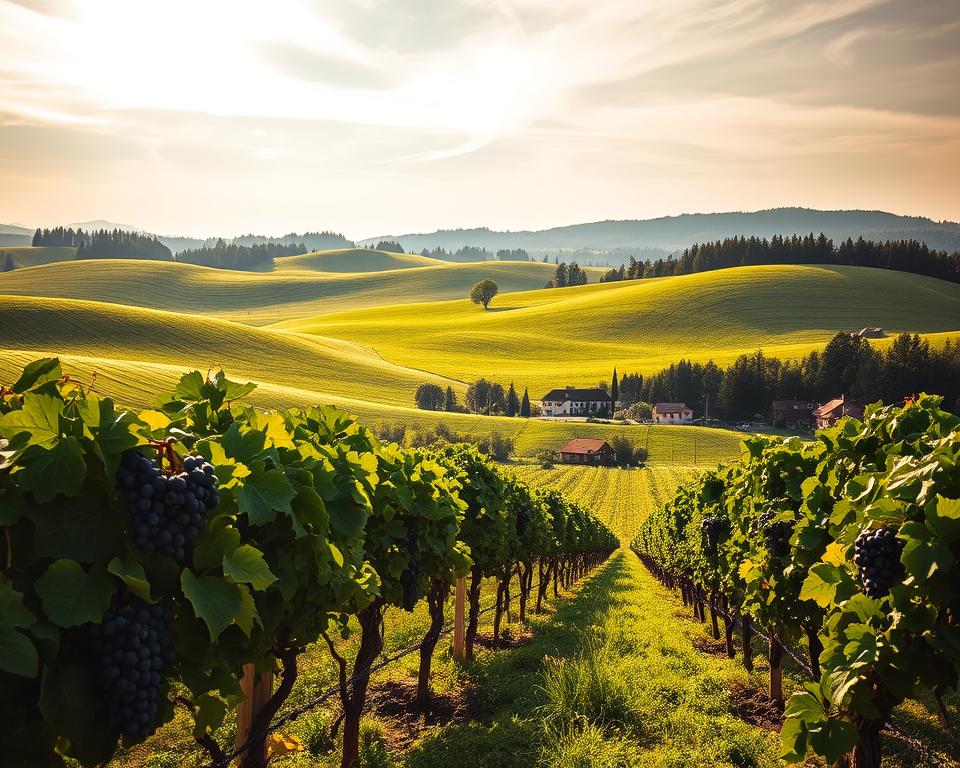 Weinberge Frickenhausen Landschaft