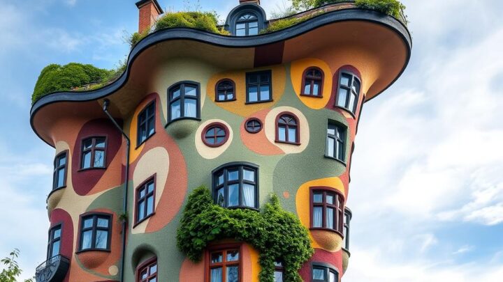 Hundertwasserhaus in Darmstadt – Einzigartiges Kunstwerk