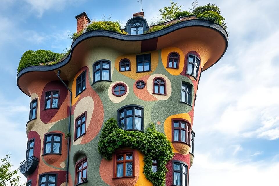 Hundertwasserhaus in Darmstadt – Einzigartiges Kunstwerk Hundertwasserhaus in Darmstadt – Einzigartiges Kunstwerk