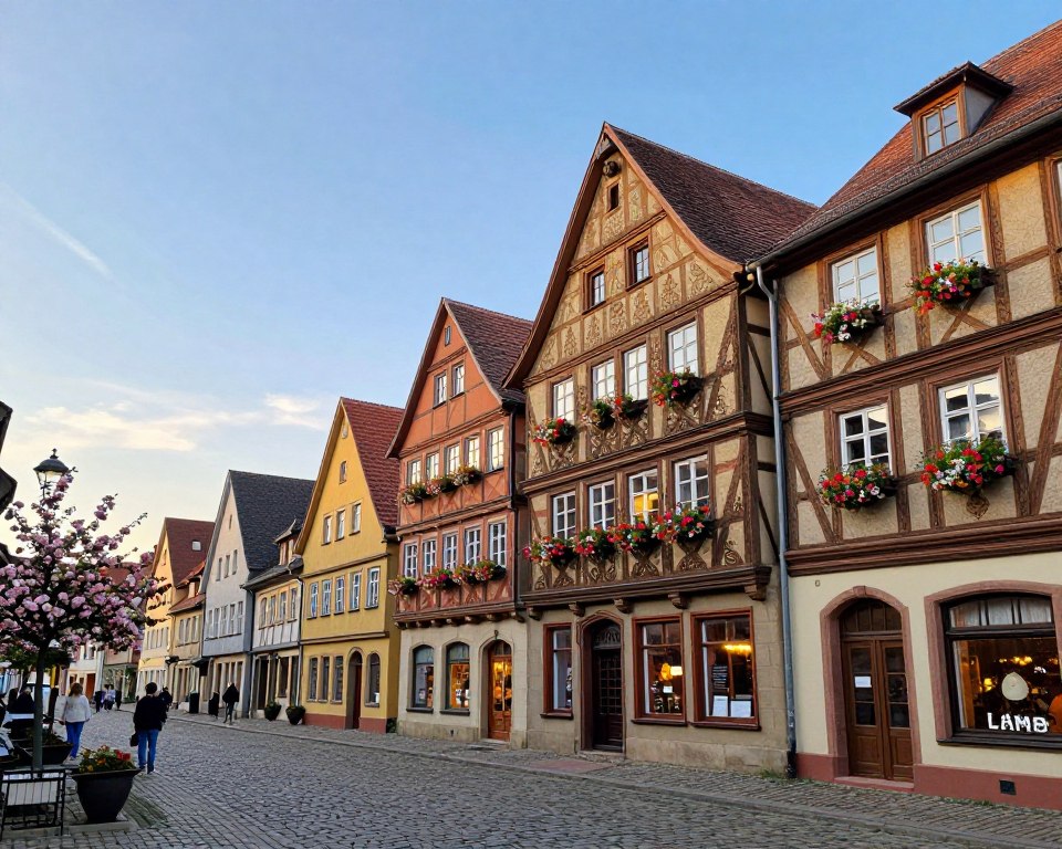 Fachwerkhäuser in Erfurt Altstadt