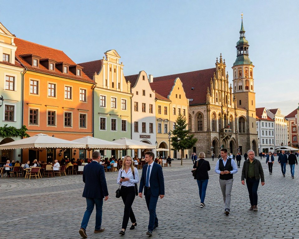 Untermarkt Görlitz historischer Marktplatz