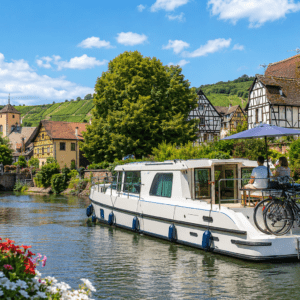 Hausbooturlaub im Elsass